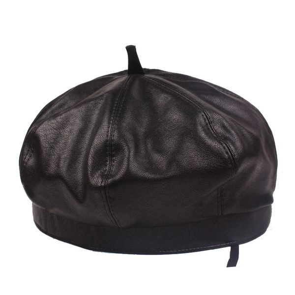 pu leather women beret vintage autumn winter female french hat korean pumpkin hat, Blue;gray
pu leather women beret vintage autumn winter female french hat korean pumpkin hat, Blue;gray