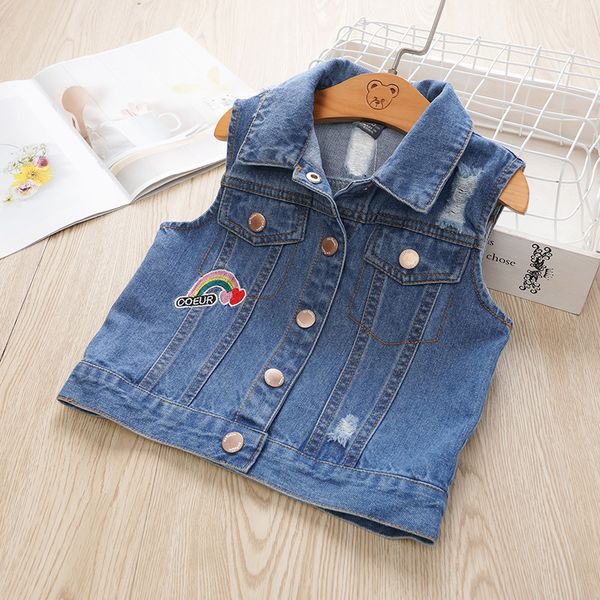 пальто радуга вышитые cowboy жилет детский жилет 2020 весна отверстие девушки, Blue
пальто радуга вышитые cowboy жилет детский жилет 2020 весна отверстие девушки, Blue