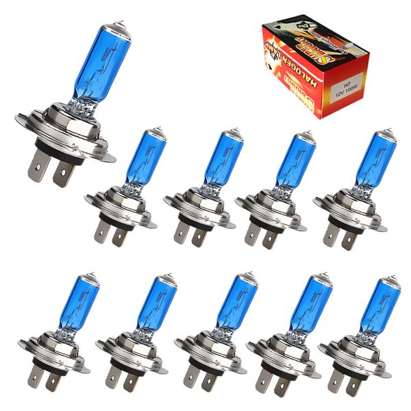 10pcs h7 100w 12v super bright fog lights halogen bulb high power car headlights lamp car light source white
10pcs h7 100w 12v super bright fog lights halogen bulb high power car headlights lamp car light source white