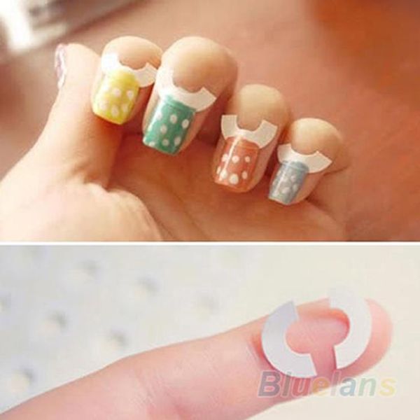 48pcs/sheet 18 style diy french manicure nail art tips tape sticker guide stencil form fringe guides sticker design decal, Black
48pcs/sheet 18 style diy french manicure nail art tips tape sticker guide stencil form fringe guides sticker design decal, Black