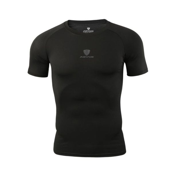 elastic men quick dry t-shirt short sleeve tight male sportswear sport moisture wick running cooling fitness clothes, Black;blue
elastic men quick dry t-shirt short sleeve tight male sportswear sport moisture wick running cooling fitness clothes, Black;blue