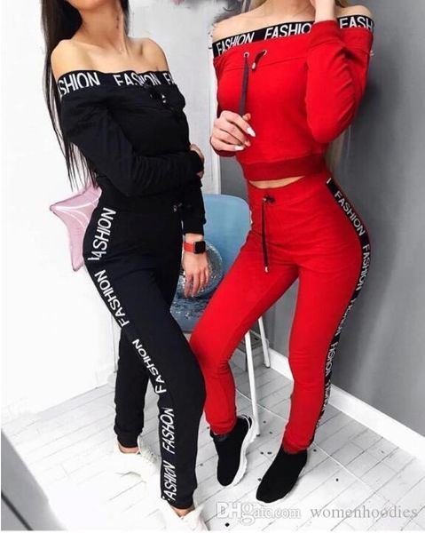 women two piece outfits pink letter print tracksuits set autumn long sleeve hoodies + jogger pants set sweatsuit, Gray
women two piece outfits pink letter print tracksuits set autumn long sleeve hoodies + jogger pants set sweatsuit, Gray