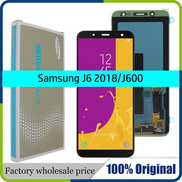 100% original 5.6'' super amoled lcd for samsung galaxy j6 2018 j600f j600 display with touch screen assembly replacement parts
100% original 5.6'' super amoled lcd for samsung galaxy j6 2018 j600f j600 display with touch screen assembly replacement parts
