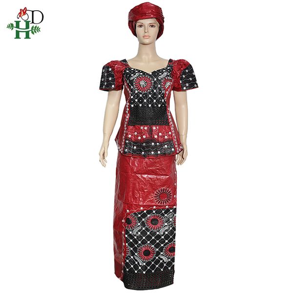 h&d african dashiki skirt suit for women bazin riche embroidery skirt set ankara beading clothes nigerian ladies turban 2020, Red
h&d african dashiki skirt suit for women bazin riche embroidery skirt set ankara beading clothes nigerian ladies turban 2020, Red
