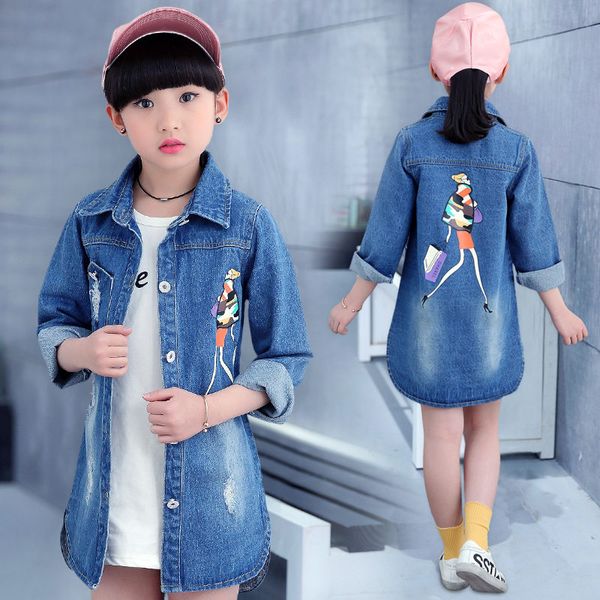 vintage kids denim jacket for girls cartoon beauty print baby long denim jacket teens retro long jeans trench coat high quality, Blue;gray
vintage kids denim jacket for girls cartoon beauty print baby long denim jacket teens retro long jeans trench coat high quality, Blue;gray