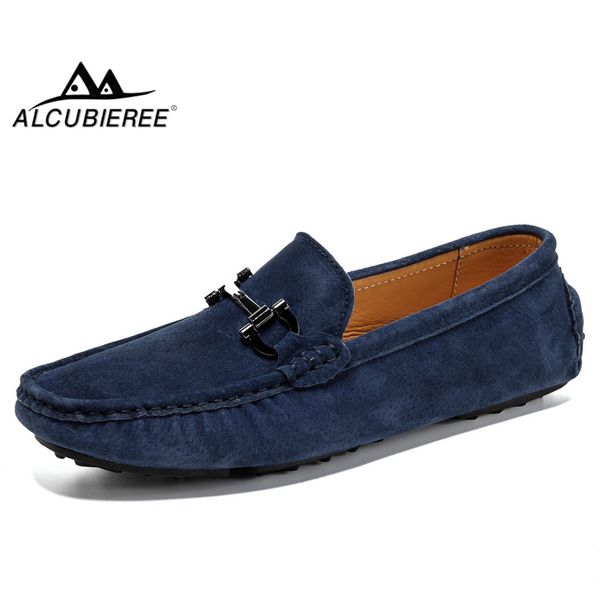 alcubieree summer mens suede leather loafers casual non-slip gommino driving shoes for man moccasins soft footwear, Black
alcubieree summer mens suede leather loafers casual non-slip gommino driving shoes for man moccasins soft footwear, Black
