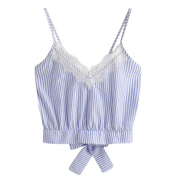 womens summer sleeveless short women casual lace patchwork sleeveless crop vest tank shirt blouse augu2, White
womens summer sleeveless short women casual lace patchwork sleeveless crop vest tank shirt blouse augu2, White
