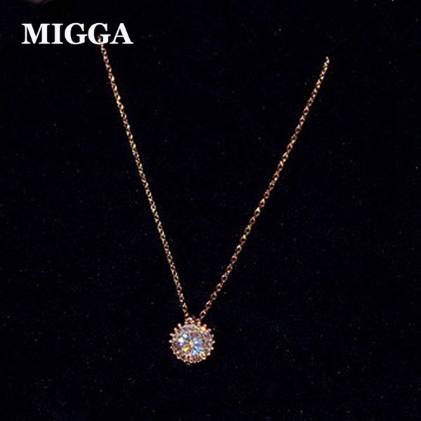 migga shining 7mm round cubic zirconia necklace clavicle chain rose gold/silver color women choker
migga shining 7mm round cubic zirconia necklace clavicle chain rose gold/silver color women choker