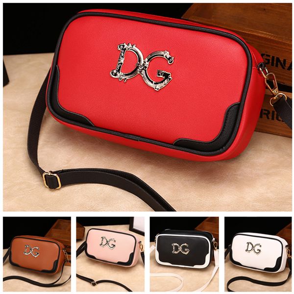 fashion women dc crossbody bags letter design shoulder bag rectangle pu totes handbag outdoor travel makeup bags ladies phone pouch 5 colors, Black 
fashion women dc crossbody bags letter design shoulder bag rectangle pu totes handbag outdoor travel makeup bags ladies phone pouch 5 colors, Black
