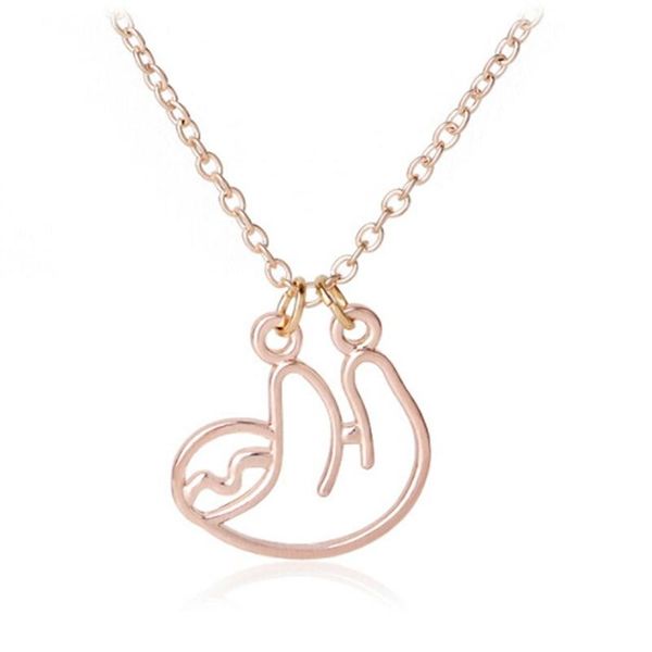 fashion-3 colors hollow design sloth necklace tiny animal pendant sloths jewelry cute animal charm necklace, Silver
fashion-3 colors hollow design sloth necklace tiny animal pendant sloths jewelry cute animal charm necklace, Silver