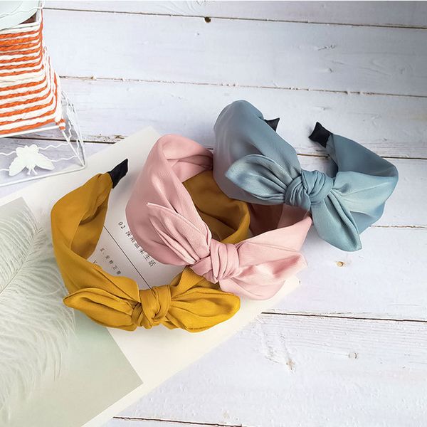 1pc lovely pure color bowknot hair bands fashion womens hair accessories wide-brimmed cloth art bands
1pc lovely pure color bowknot hair bands fashion womens hair accessories wide-brimmed cloth art bands