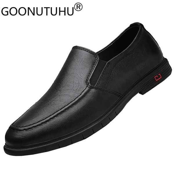 fashion men's shoes casual genuine leather loafers male classic brown black slip on shoe man nice waterproof derby shoes for men
fashion men's shoes casual genuine leather loafers male classic brown black slip on shoe man nice waterproof derby shoes for men
