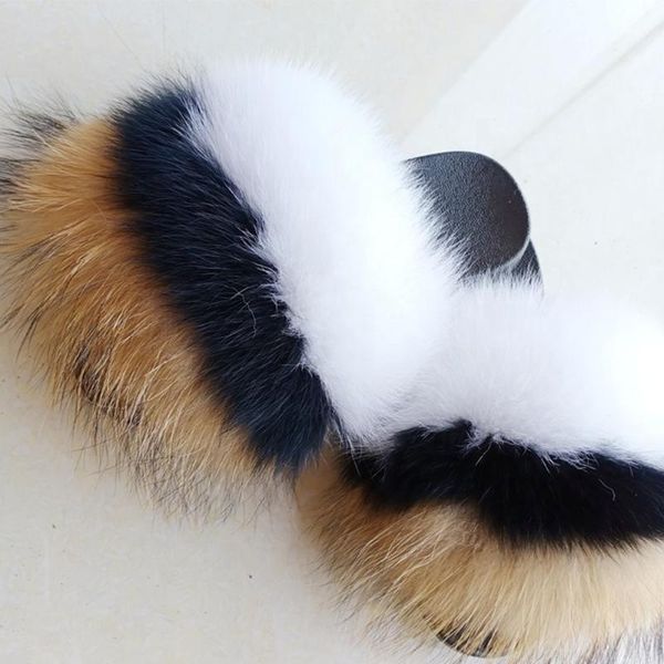 new summer luxury real fur slippers raccon fur sandals fluffy plush sandals slides casual flat outdoor furry flip flop, Black
new summer luxury real fur slippers raccon fur sandals fluffy plush sandals slides casual flat outdoor furry flip flop, Black