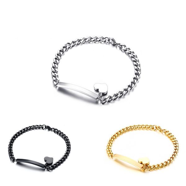 black gold silver color fashion simple women's heart bangle stainless steel bracelet watchband jewelry gift for lady women j354
black gold silver color fashion simple women's heart bangle stainless steel bracelet watchband jewelry gift for lady women j354