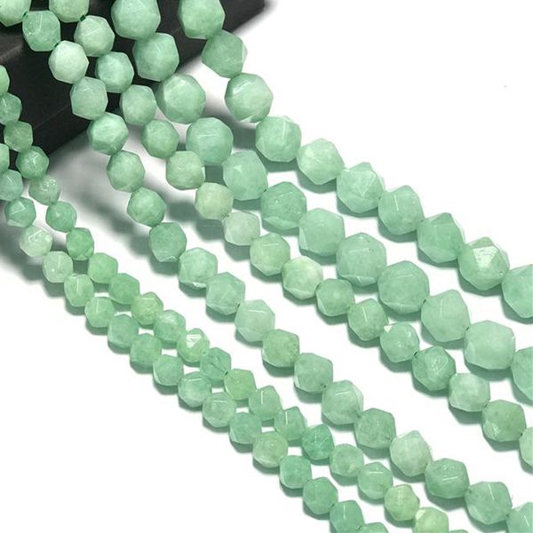 6/8/10mm star angle faceted natural burma jade stone beads for jewelry making round loose jadeite jade beads diy bracelet 15'', Black
6/8/10mm star angle faceted natural burma jade stone beads for jewelry making round loose jadeite jade beads diy bracelet 15'', Black