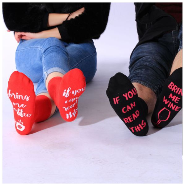 letter socks "if you can read this bring me wine" sock christmas socks winter casual crew sock sports yoga sock, Pink;yellow
letter socks "if you can read this bring me wine" sock christmas socks winter casual crew sock sports yoga sock, Pink;yellow