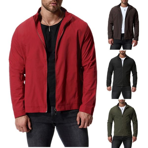 spring autumn and winter 2019 pure colour four colors s-xxl sizes fashion men's jacket man jacket, Black;brown
spring autumn and winter 2019 pure colour four colors s-xxl sizes fashion men's jacket man jacket, Black;brown