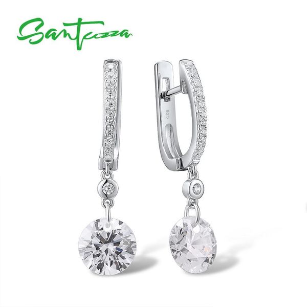 santuzza silver earrings for women pure 925 sterling silver sparkling white cubic zirconia drop earrings delicate fine jewelry cx200623, Golden
santuzza silver earrings for women pure 925 sterling silver sparkling white cubic zirconia drop earrings delicate fine jewelry cx200623, Golden