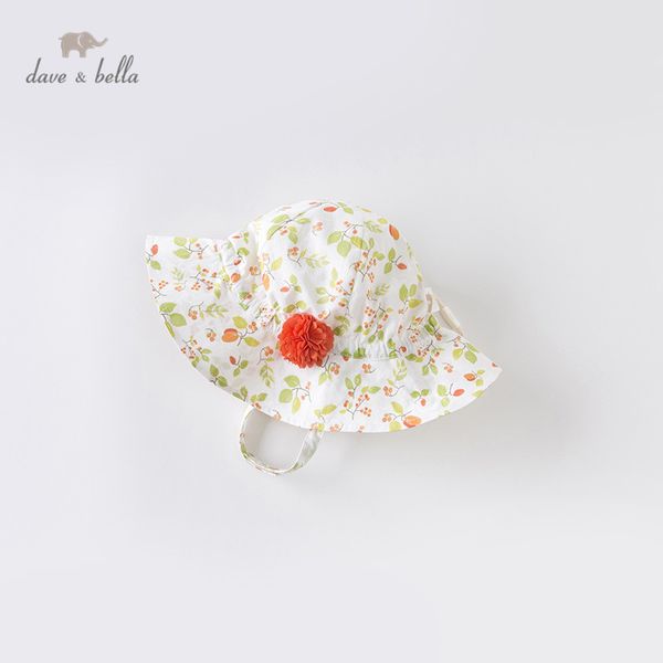 dbj14145 dave bella summer baby girls floral print hat children adjustable cute cap, Yellow
dbj14145 dave bella summer baby girls floral print hat children adjustable cute cap, Yellow