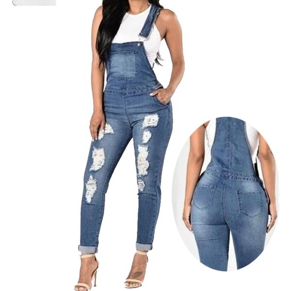 shuyanly jeans woman denim women's overalls ripped jeans for women high waist jumpsuits stretch pants female plus size, Blue
shuyanly jeans woman denim women's overalls ripped jeans for women high waist jumpsuits stretch pants female plus size, Blue