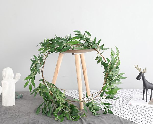 1.7m green artificial fake hanging vine plant leaves garland home garden wall decoration
1.7m green artificial fake hanging vine plant leaves garland home garden wall decoration