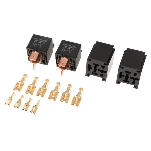 2 sets car truck automotive 12v 80a spdt 5pin starter relays with terminals
2 sets car truck automotive 12v 80a spdt 5pin starter relays with terminals