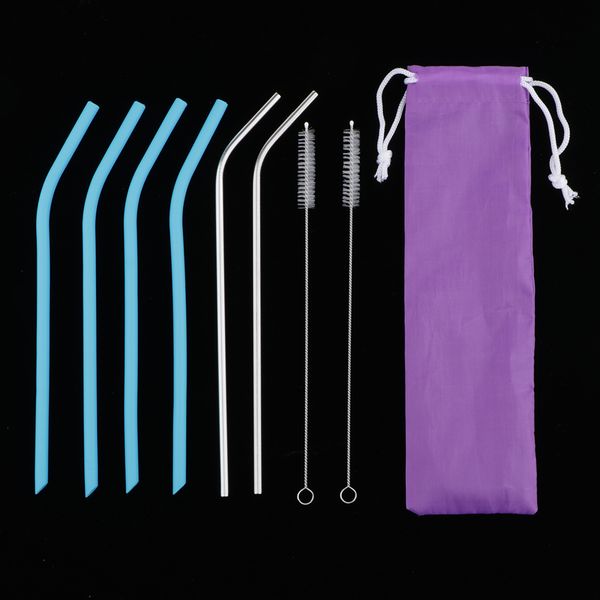 набор многоразовых соломинок удлиненные соломинки резистентные к высоким / низким температурам
набор многоразовых соломинок удлиненные соломинки резистентные к высоким / низким температурам