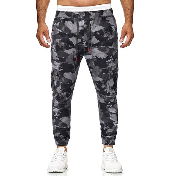 isurvivor2020 men's fashion camouflage digital printing drawstring belt casual trousers youth popular beam feet overalls, Black
isurvivor2020 men's fashion camouflage digital printing drawstring belt casual trousers youth popular beam feet overalls, Black