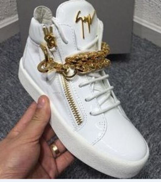 2019 New Zanotti Hot Sell Women Men Shoes Top Sell With GOLD WROUGHT Casual Luxury Zip Sneakers Ladies Leather Low help Shoes size 35-47
2019 New Zanotti Hot Sell Women Men Shoes Top Sell With GOLD WROUGHT Casual Luxury Zip Sneakers Ladies Leather Low help Shoes size 35-47