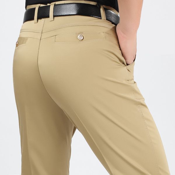 mrmt 2019 brand spring summer men's trousers thin straight tube high waist pants for male middle-aged casual elastic trouser, Black
mrmt 2019 brand spring summer men's trousers thin straight tube high waist pants for male middle-aged casual elastic trouser, Black