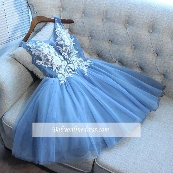 sky blue lace appliqued short homecoming dresses a-line v neck cocktail party gown custom made prom evenng bridesmaid dresses, Blue;pink
sky blue lace appliqued short homecoming dresses a-line v neck cocktail party gown custom made prom evenng bridesmaid dresses, Blue;pink
