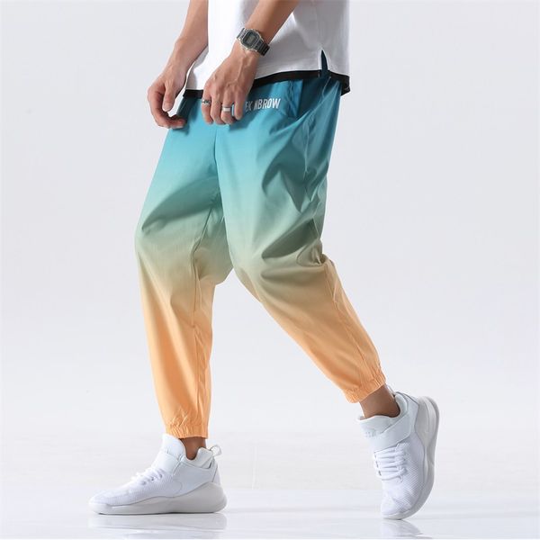 men's pants 2021 fashion casual gradient elastic waist large size harem trousers, Black
men's pants 2021 fashion casual gradient elastic waist large size harem trousers, Black