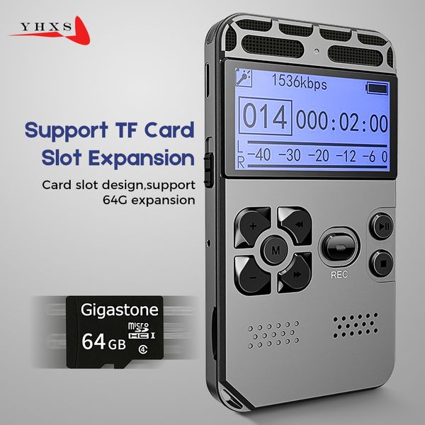digital voice recorder audio recording dictaphone mp3 led display voice activated support 64g expansion noise reduction v35
digital voice recorder audio recording dictaphone mp3 led display voice activated support 64g expansion noise reduction v35