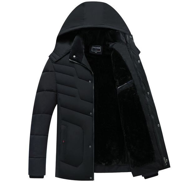 new winter jacket men thicken warm men's parkas hooded fleece male jackets outwear fur coat jaqueta masculina plus size ,ga508, Black
new winter jacket men thicken warm men's parkas hooded fleece male jackets outwear fur coat jaqueta masculina plus size ,ga508, Black