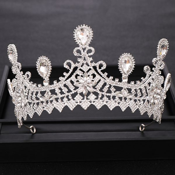 vintage wedding hair accessories silver baroque rhinestone crystal big crown bridal headdress jewelry wedding hair accessories, Golden;white
vintage wedding hair accessories silver baroque rhinestone crystal big crown bridal headdress jewelry wedding hair accessories, Golden;white