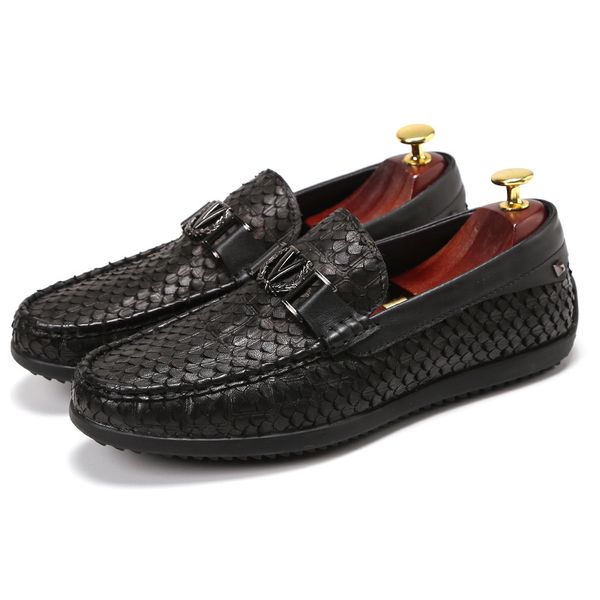 fashion designer man shoes metal buckle slip-on leisure comfortable party dress shoes man genuine leather loafers size 38-43, Black
fashion designer man shoes metal buckle slip-on leisure comfortable party dress shoes man genuine leather loafers size 38-43, Black