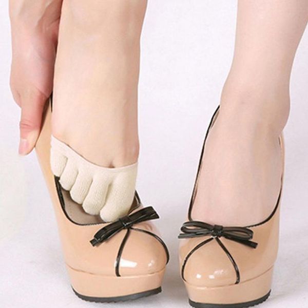 healmeyou women sponge silicone anti-slip lining open toe heelless liner sock invisible forefoot cushion foot pad cotton socks, Black;white
healmeyou women sponge silicone anti-slip lining open toe heelless liner sock invisible forefoot cushion foot pad cotton socks, Black;white