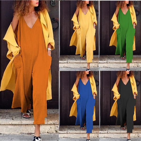 color loose sundress sleeveless brief casual summer womens rompers linen v neck womens jumpsuits solid, Black;white
color loose sundress sleeveless brief casual summer womens rompers linen v neck womens jumpsuits solid, Black;white