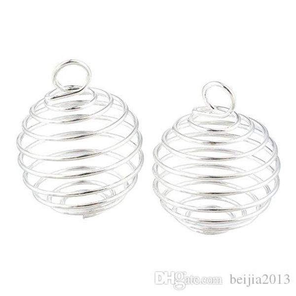 100pcs/lot silver plated spiral bead cages pendants findings 9x13mm jewelry findings new jewelry making diy, Bronze;silver
100pcs/lot silver plated spiral bead cages pendants findings 9x13mm jewelry findings new jewelry making diy, Bronze;silver