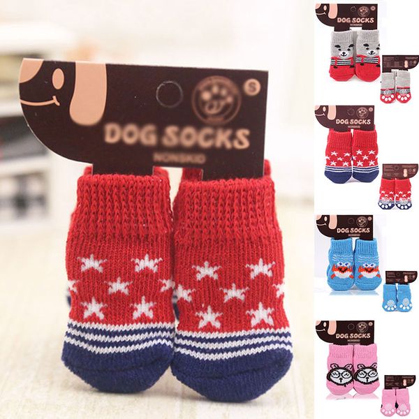 4pcs/set autumn winter indoor wear slip on protector cute puppy dog knit socks small dogs cotton anti-slip cat shoes
4pcs/set autumn winter indoor wear slip on protector cute puppy dog knit socks small dogs cotton anti-slip cat shoes