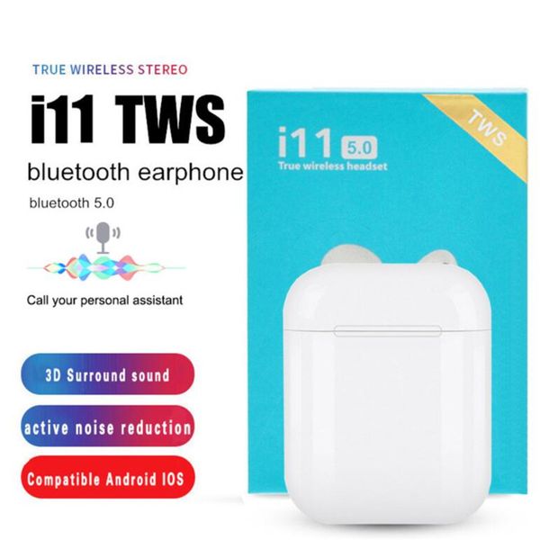 i11 tws wireless earphone bluetooth 5.0 touch control headphone with pop up window twins mini earphone earbuds for phone android
i11 tws wireless earphone bluetooth 5.0 touch control headphone with pop up window twins mini earphone earbuds for phone android