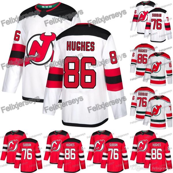 76 P.K. Subban 86 Jack Hughes New Jersey Devils Hockey Jersey White Red Free Shipping
76 P.K. Subban 86 Jack Hughes New Jersey Devils Hockey Jersey White Red Free Shipping