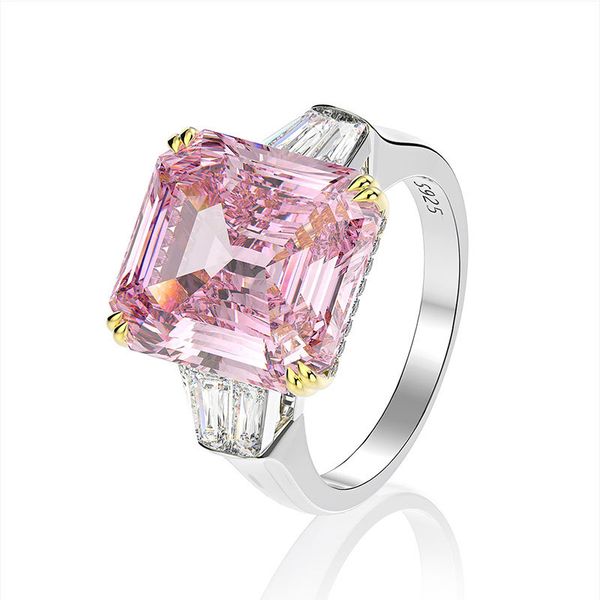 100% 925 sterling silver 14x16mm whtie/yellow/pink cz emerald cut rings women wedding engagement party silver rings for women jewelry, Slivery;golden
100% 925 sterling silver 14x16mm whtie/yellow/pink cz emerald cut rings women wedding engagement party silver rings for women jewelry, Slivery;golden