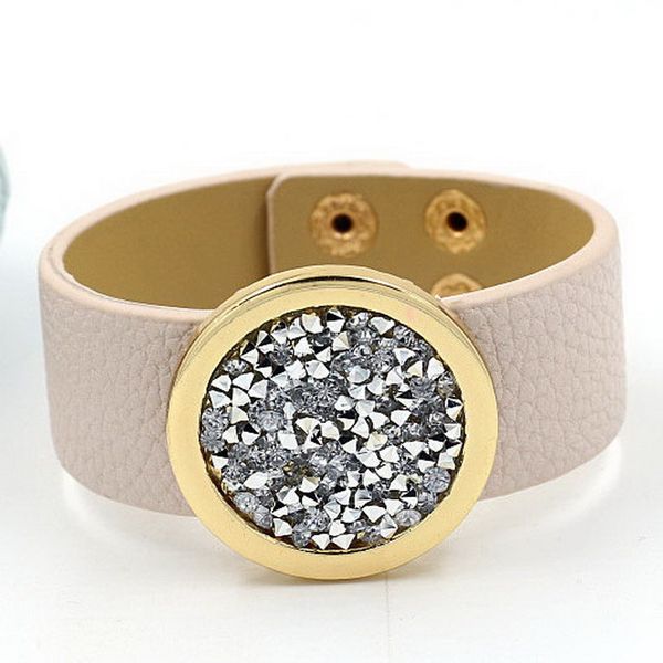 2019 new pu leather rhinestones wide bracelets&bangles women girls handmade men charms bracelet wristband party jewelry gift, White
2019 new pu leather rhinestones wide bracelets&bangles women girls handmade men charms bracelet wristband party jewelry gift, White