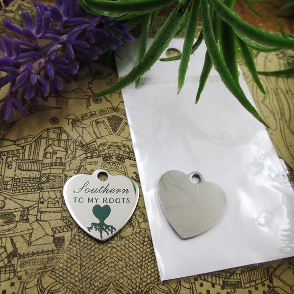 40pcs--"southern to my roots"stainless steel charms more style for choosing diy charms pendants for necklace, Bronze;silver
40pcs--"southern to my roots"stainless steel charms more style for choosing diy charms pendants for necklace, Bronze;silver