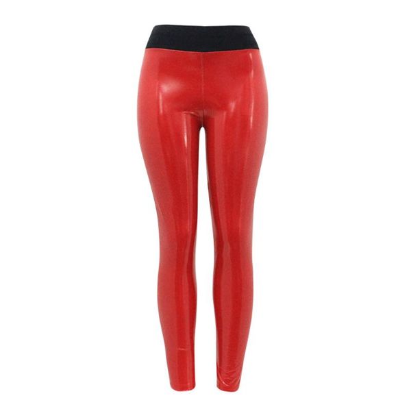 high waist fashion yoga pants red leather slim push up leggings women fitness gym clothing running elastic breathable legging, White;red
high waist fashion yoga pants red leather slim push up leggings women fitness gym clothing running elastic breathable legging, White;red