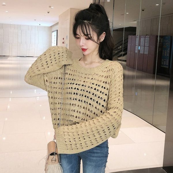 casual women sweater loose ulzzang hollow out korean style thin o-neck pullovers fashion brand perspective designer new, White;black
casual women sweater loose ulzzang hollow out korean style thin o-neck pullovers fashion brand perspective designer new, White;black