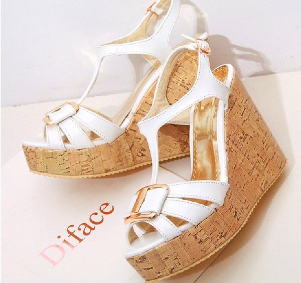 2019 women's sandals in summer with new style thick bottom slope heel @21, Black
2019 women's sandals in summer with new style thick bottom slope heel @21, Black