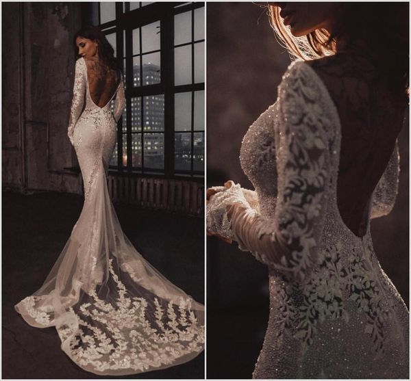 2020 luxury major beading mermaid wedding dresses long sleeve lace appliques backless bling bling bridal gowns chapel robe de mariée, White
2020 luxury major beading mermaid wedding dresses long sleeve lace appliques backless bling bling bridal gowns chapel robe de mariée, White