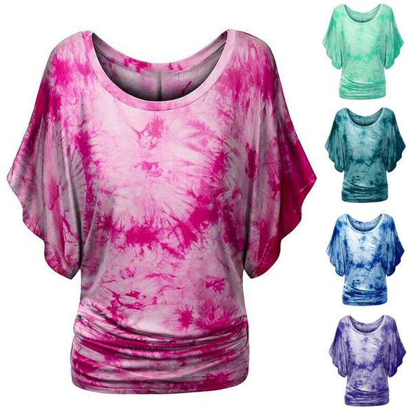 2020 new summer women blouse tie dye sweatshirt fashion o neck rainbow casual shorts sleeve women shirt blouse blusas#h4, White
2020 new summer women blouse tie dye sweatshirt fashion o neck rainbow casual shorts sleeve women shirt blouse blusas#h4, White